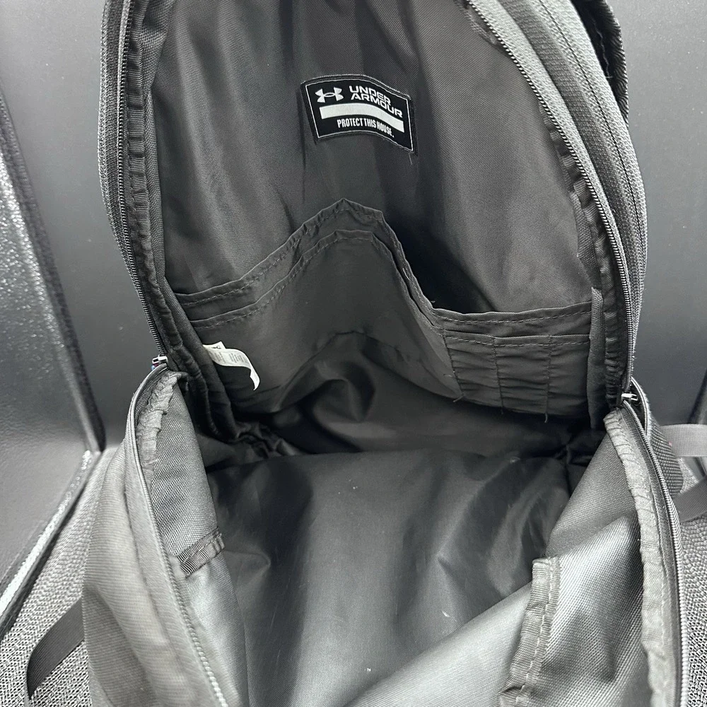 Under Armour Storm Backpack Black Water-Resistant Laptop School Travel Book Bag